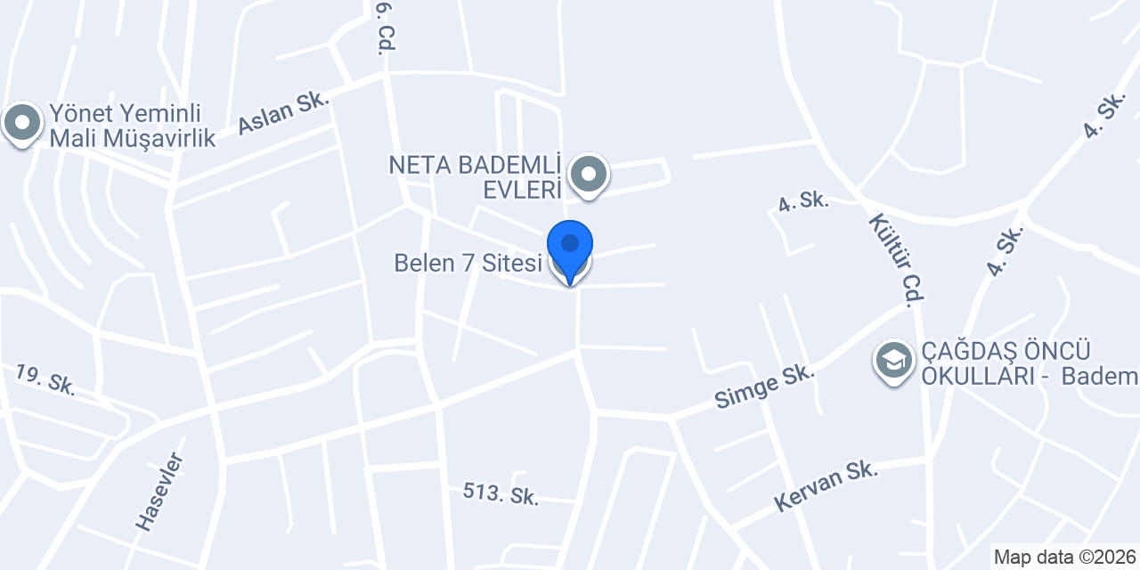 Belen 7 Sitesi konumu