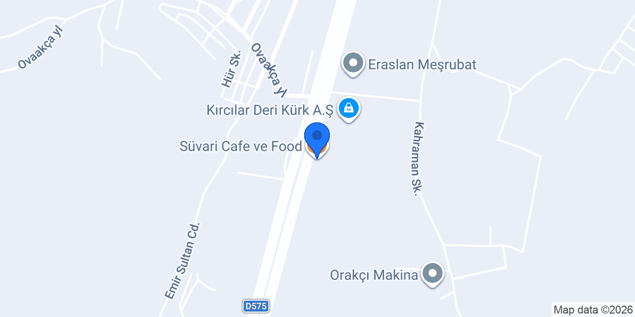 Süvari Cafe ve Food konumu