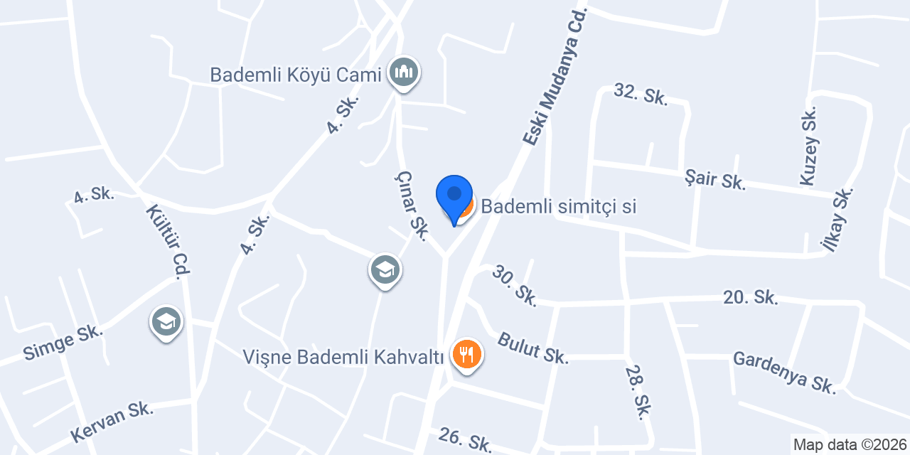 Mudanya Bademli Elektrik konumu