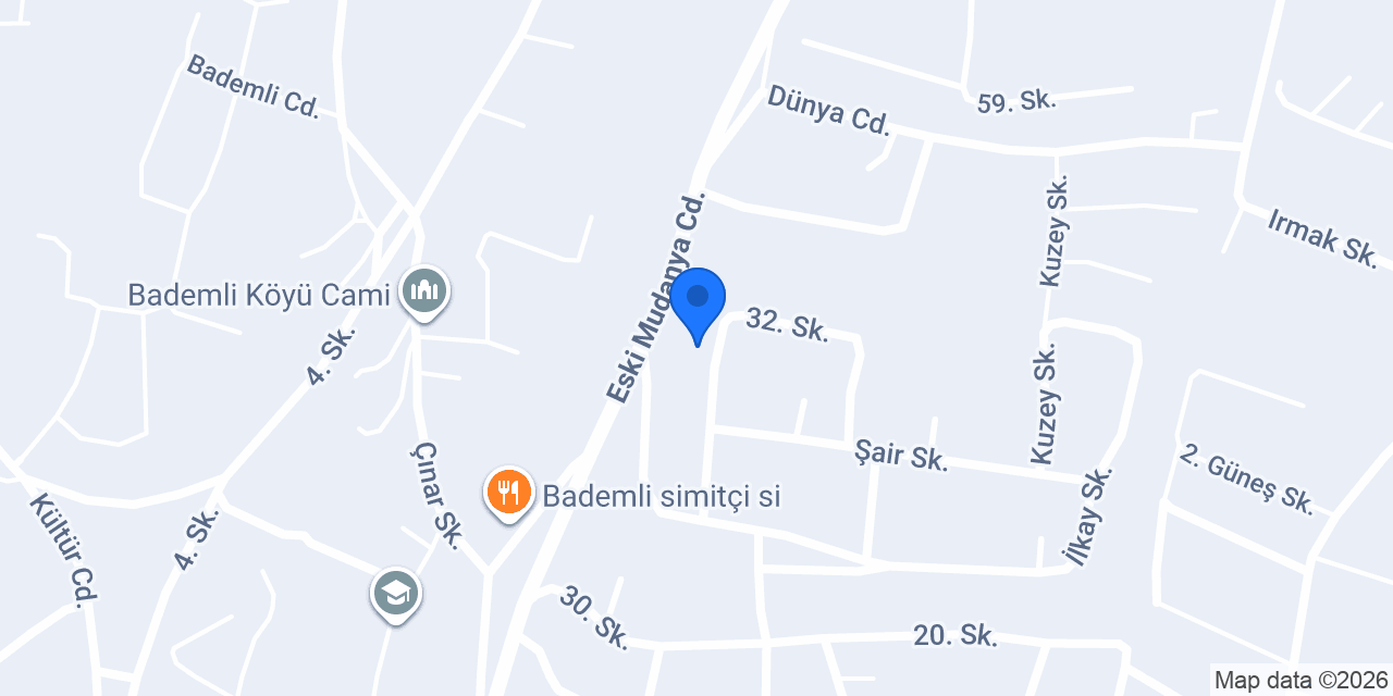 Bademli Kasr-ı Çekim Platosu konumu