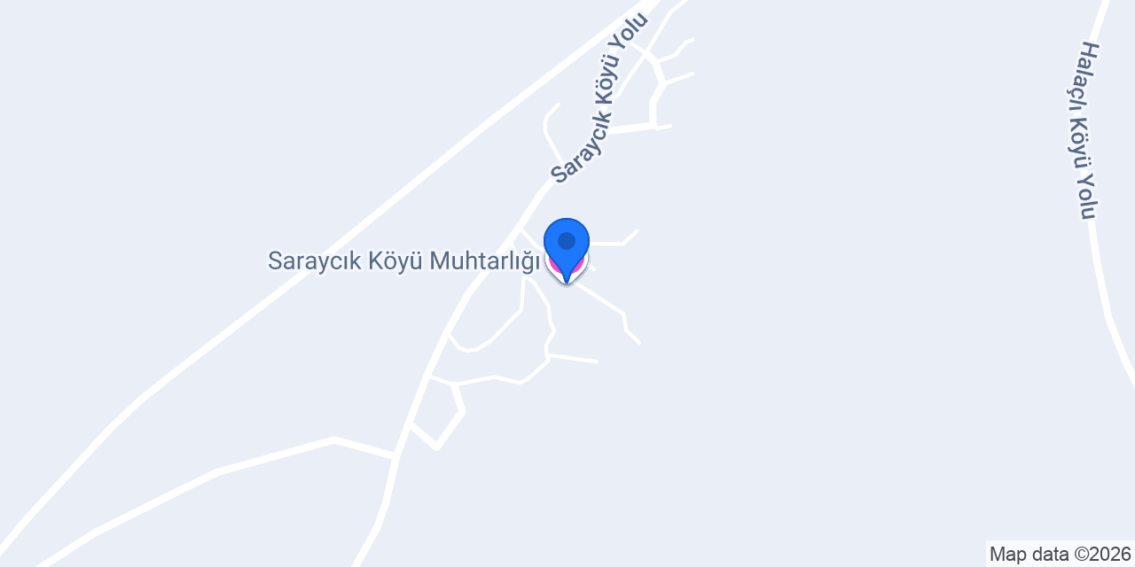 Saraycık Köyü Muhtarlığı konumu