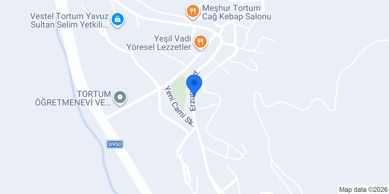 TORTUM NOTERLİĞİ konumu