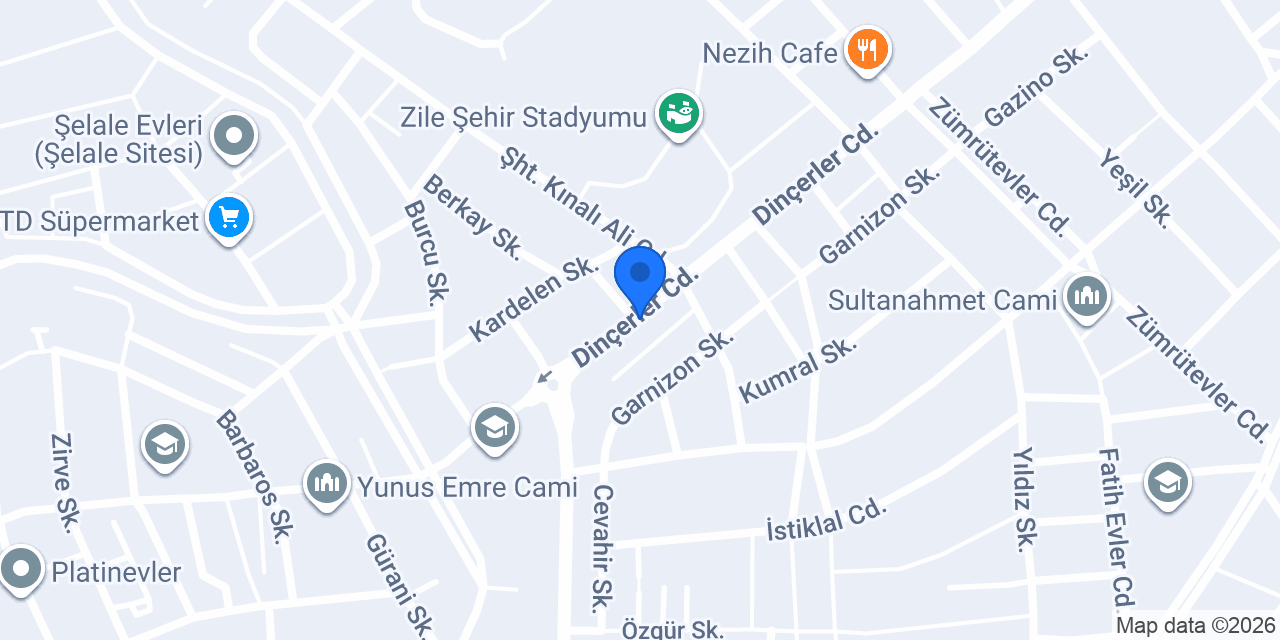 TANER TİCARET konumu