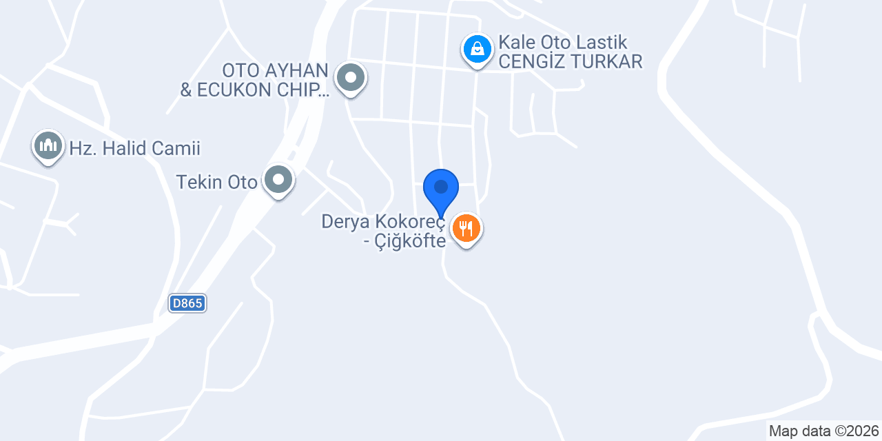 Öznur Mobilya konumu