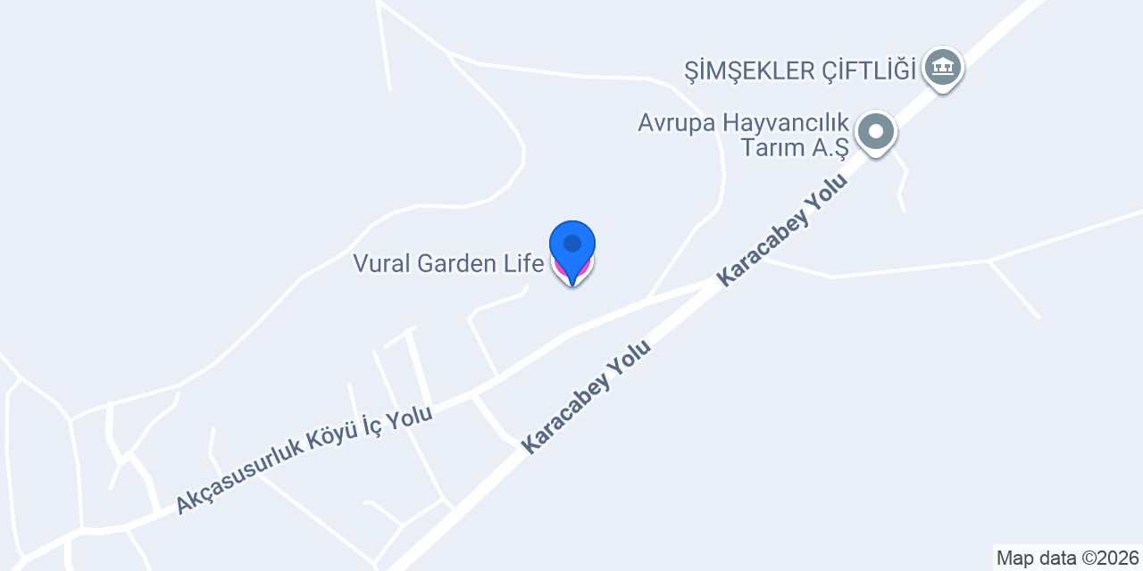 Vural Garden Life konumu