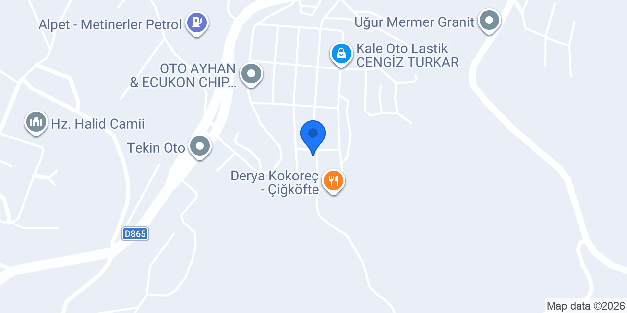 Suyabatmaz Mobilya konumu