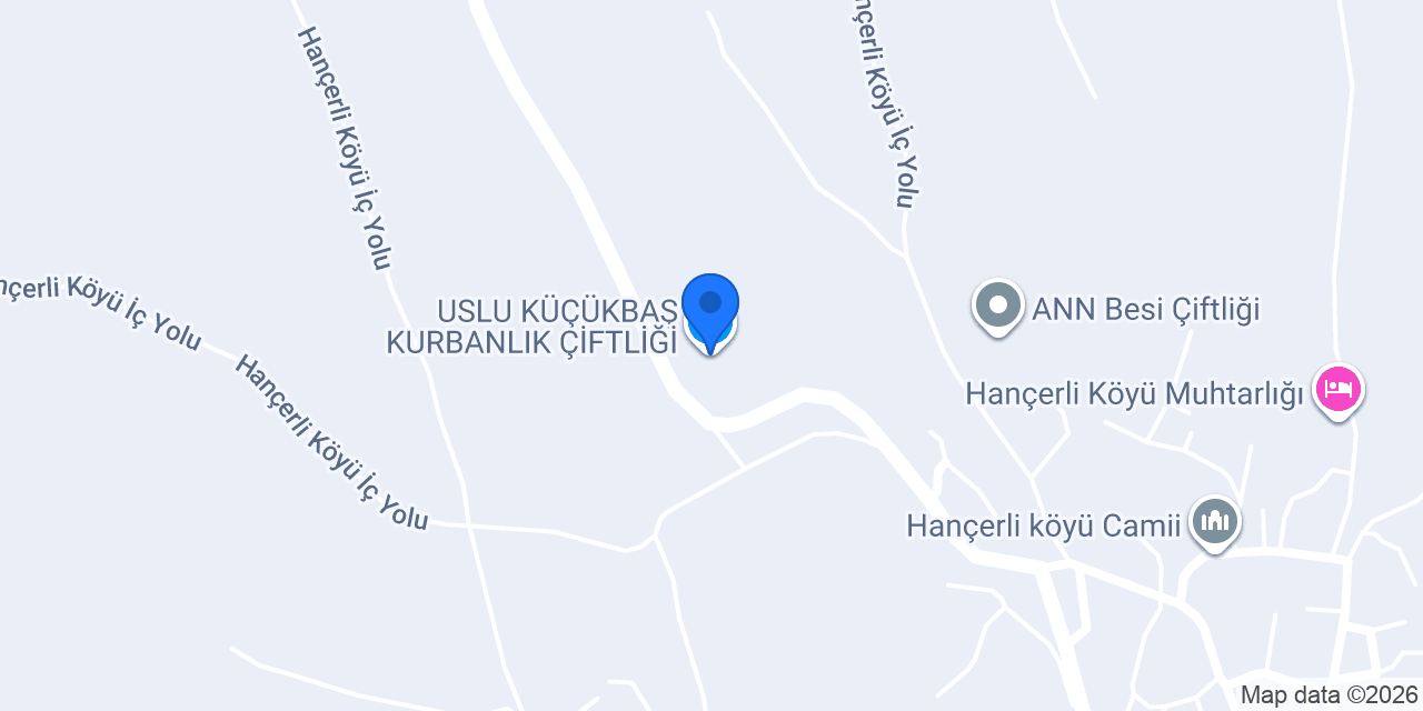 USLU KÜÇÜKBAŞ KURBANLIK ÇİFTLİĞİ konumu
