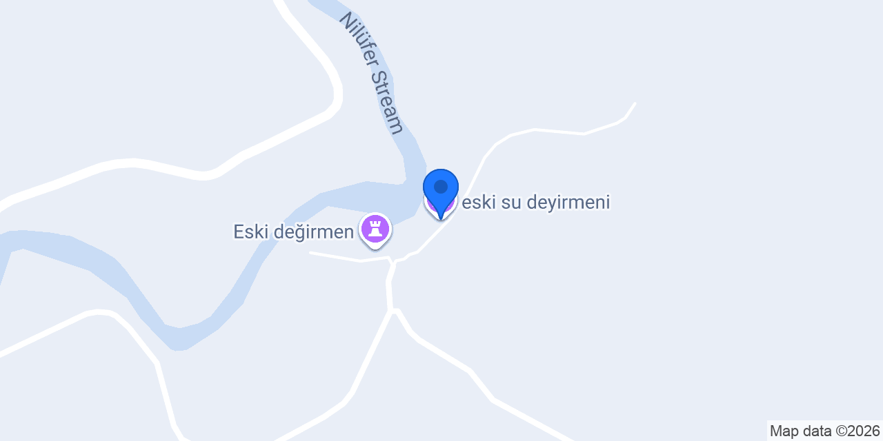 eski su deyirmeni konumu