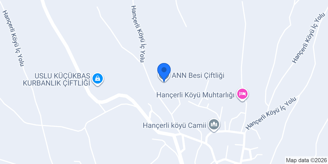 ANN Besi Çiftliği konumu