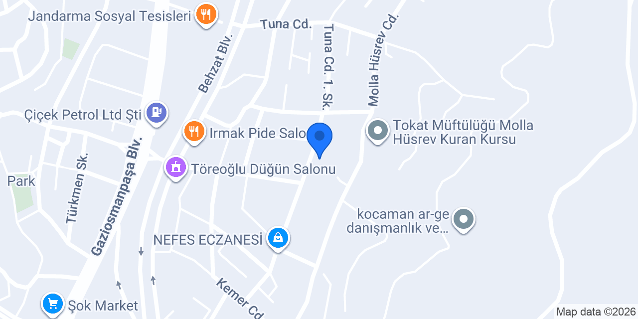 Talu Eczanesi konumu