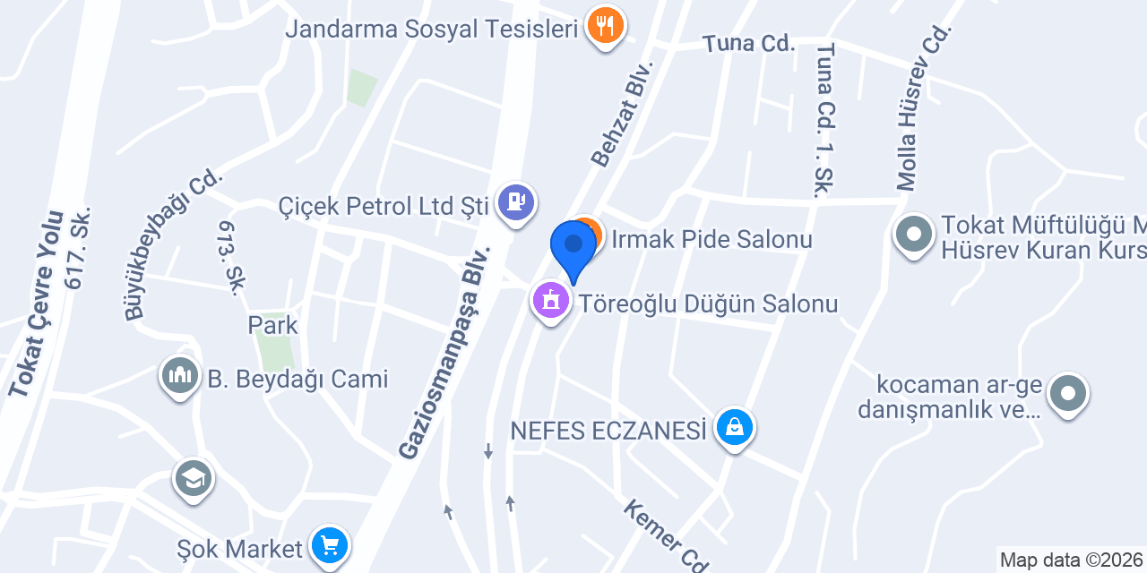Köşem Simit konumu
