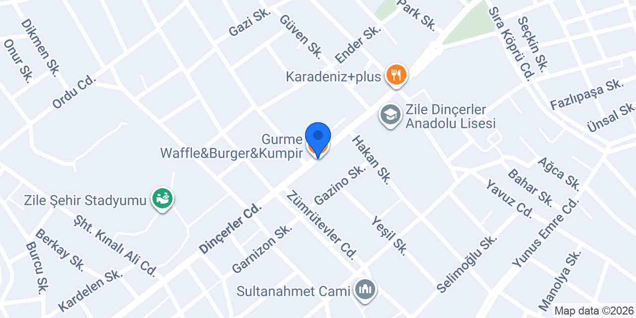 Gurme Waffle&Burger&Kumpir konumu