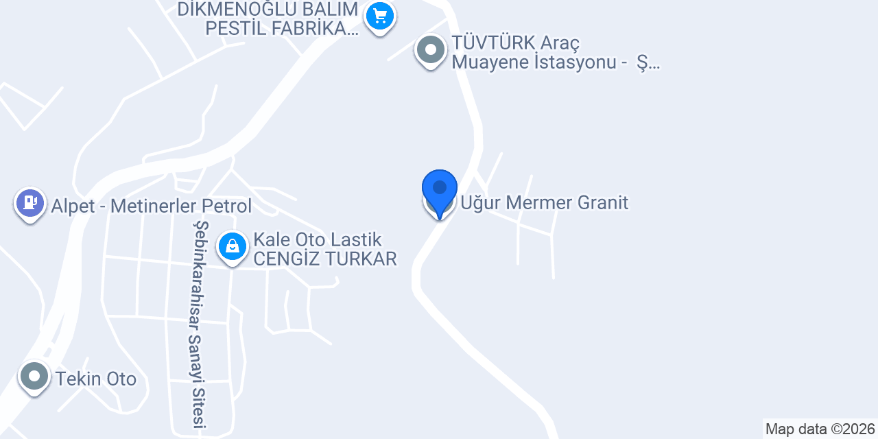 Uğur Mermer Granit konumu