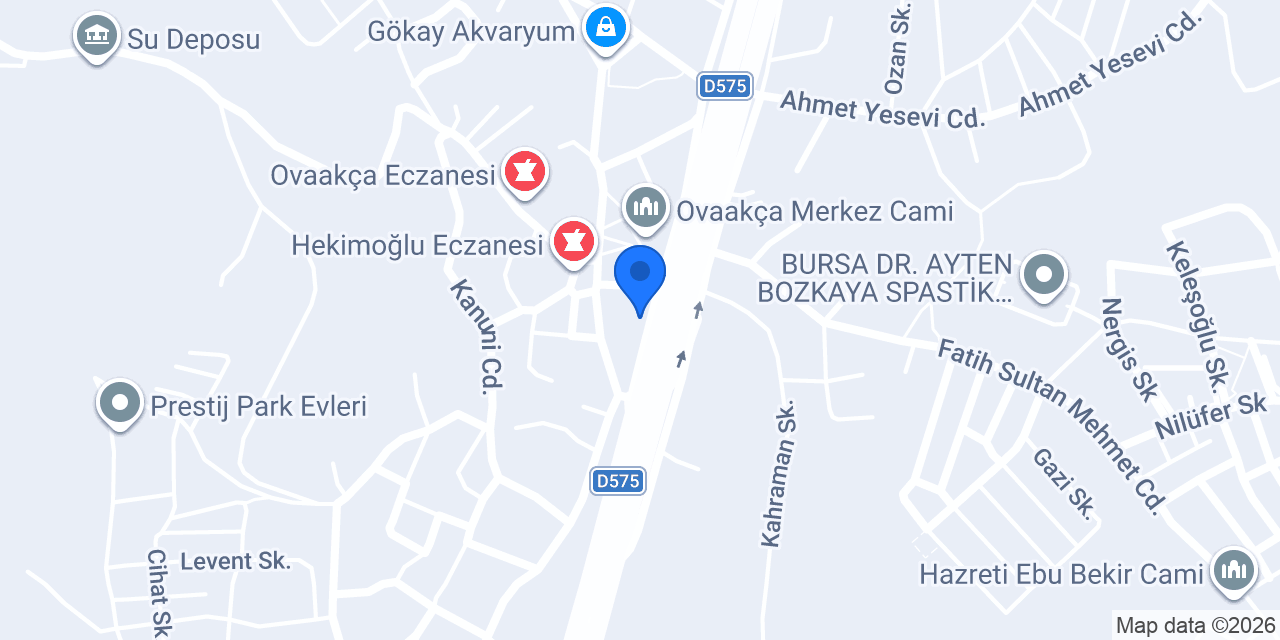 Ovaakça Emmioğlu Pide Salonu konumu