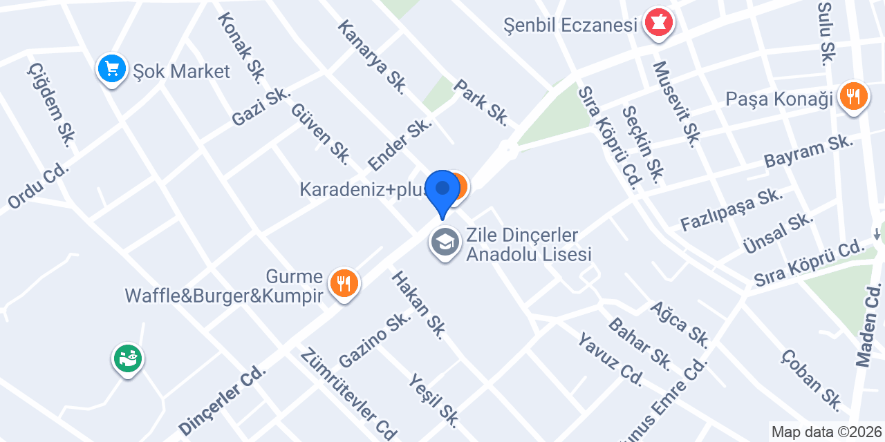 Emiroğlu Pastanesi konumu