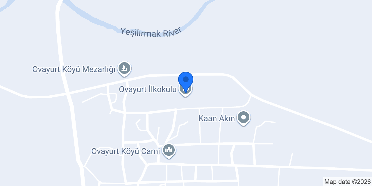 Ovayurt İlkokulu konumu