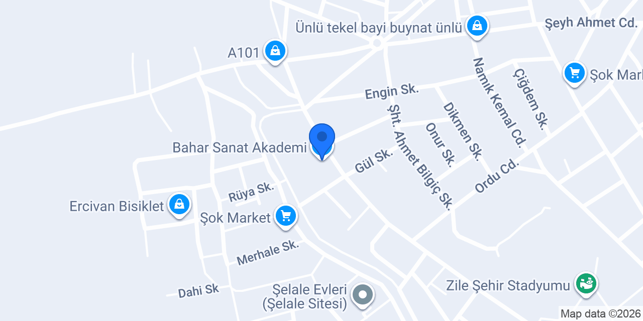 Bahar Sanat Akademi konumu