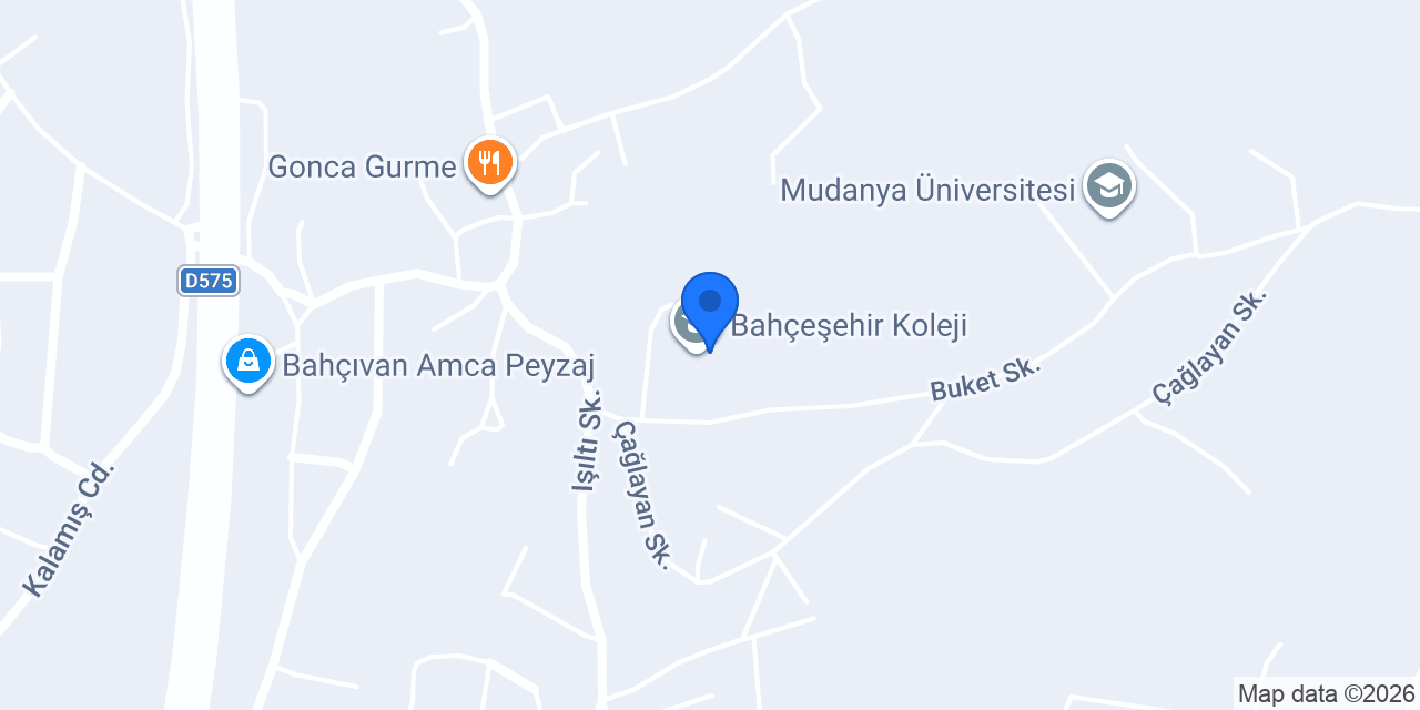 Bahçeşehir Koleji konumu