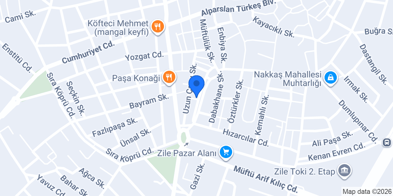 YÜCEL TİCARET konumu