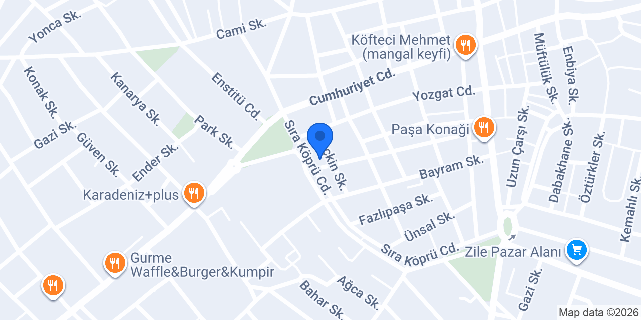 Küpcüoğlu Ticaret konumu