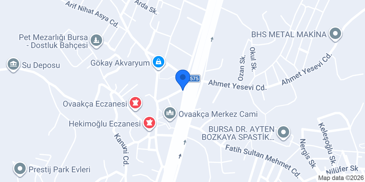 Ovaakça Minibüs Durağı konumu