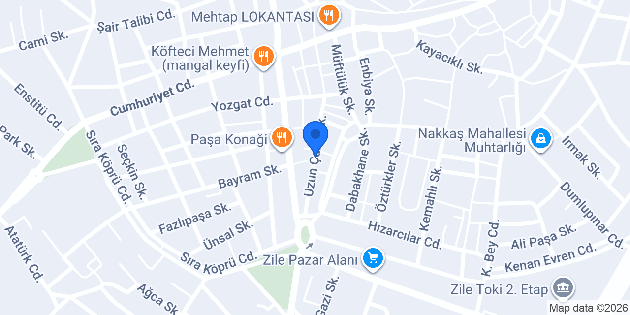 TARHANACI YAŞAR konumu