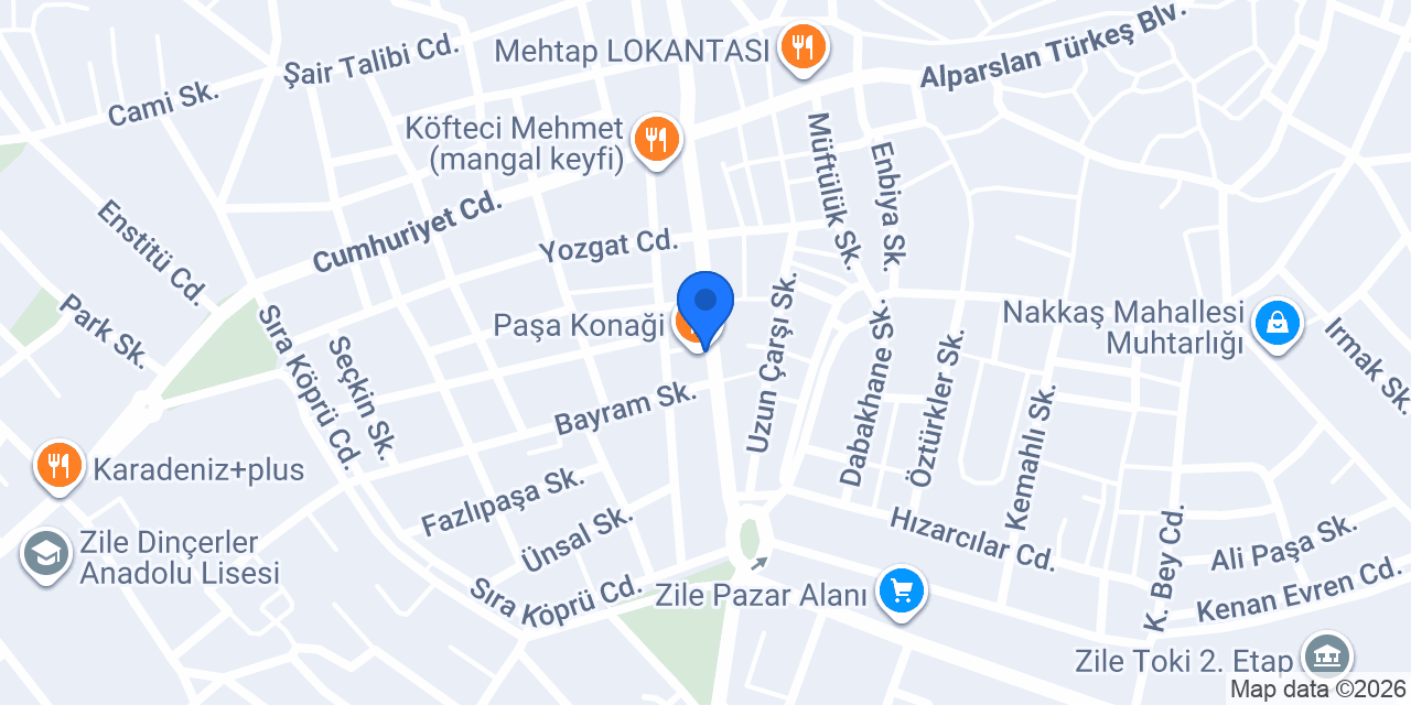 Paşa Konaği konumu