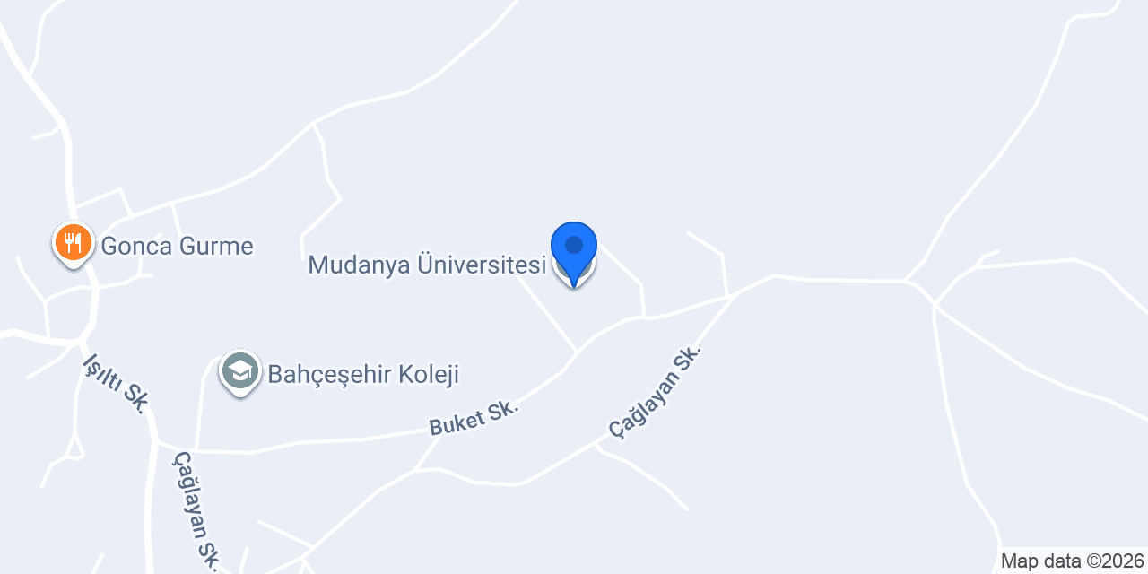 Mudanya Üniversitesi konumu