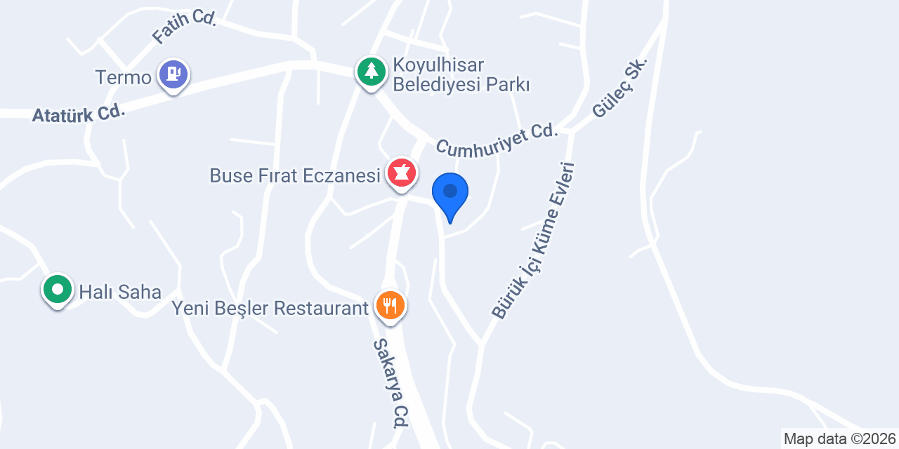 Emek Yapı Market konumu