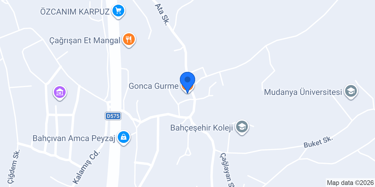 Gonca Gurme konumu
