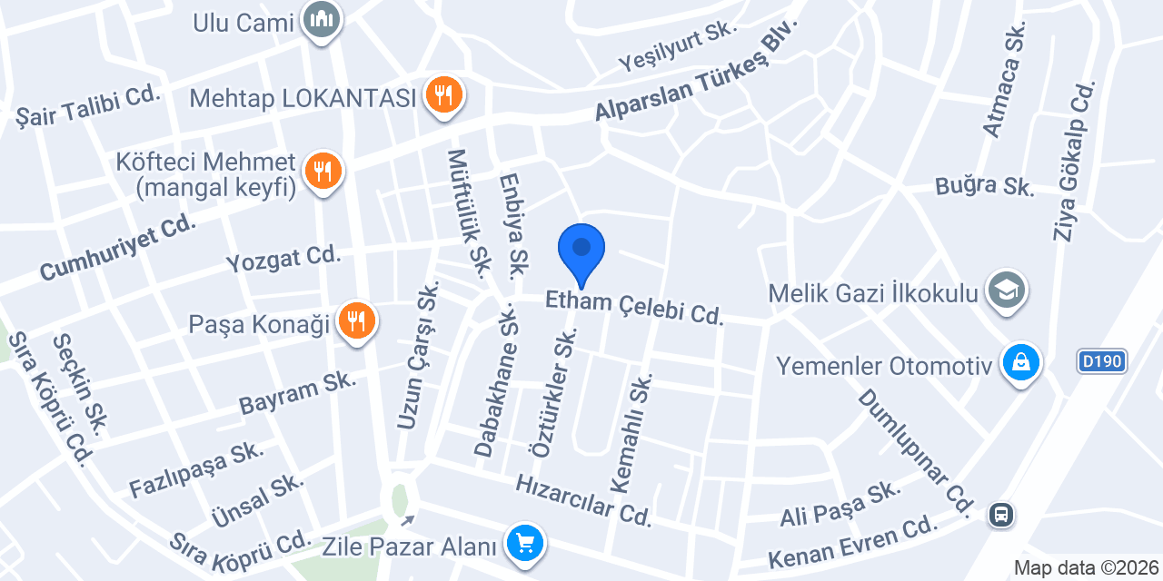 SONKAYA OTOMOTİV konumu