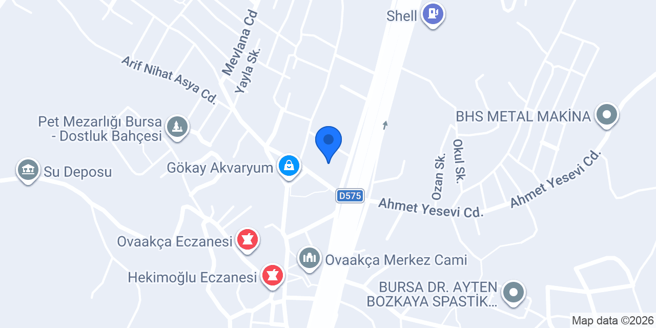 Ptt-ovaakça Şubesi konumu