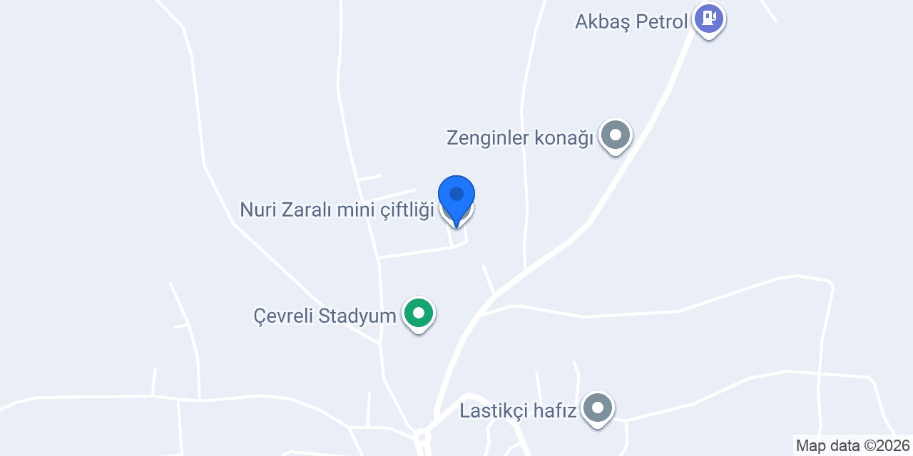 Nuri Zaralı mini çiftliği konumu