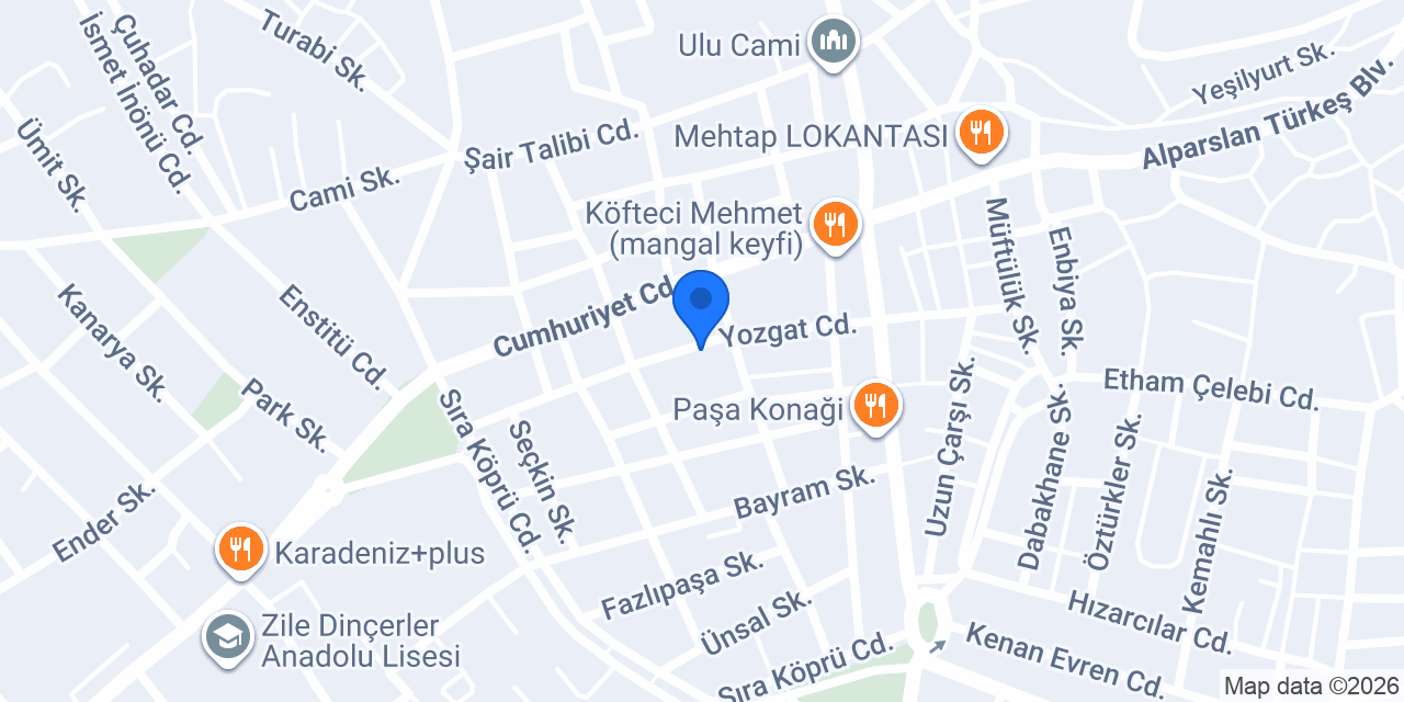 ERTÜRK MOBİLYA konumu