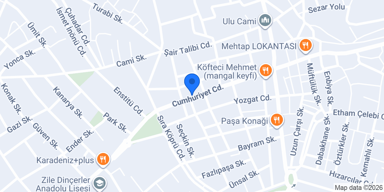 Şenbil Eczanesi konumu