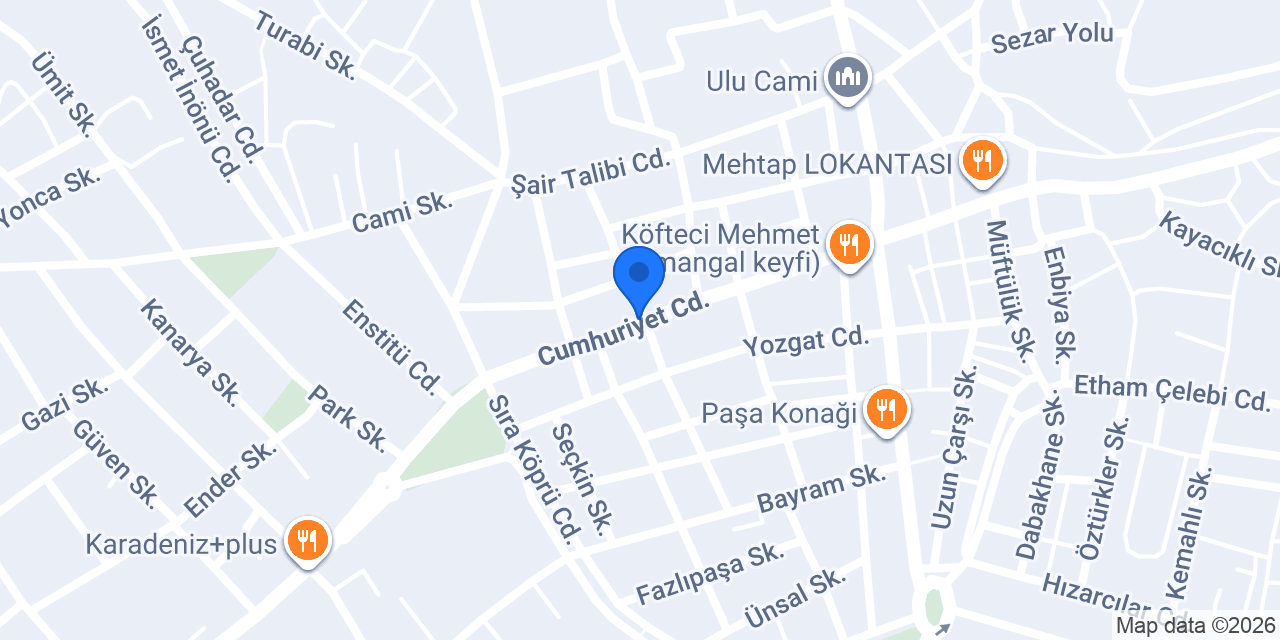 Pınar Market konumu
