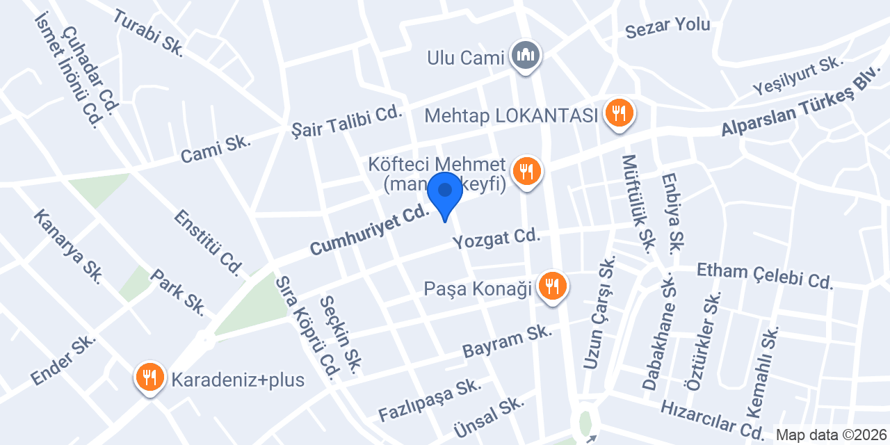 Organik60 konumu