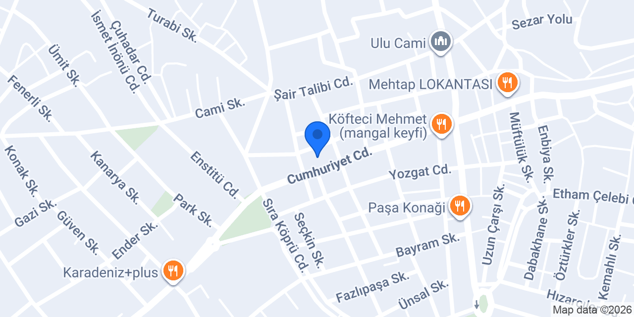 ŞARK SOFRASI ZÜLKÜF USTA konumu