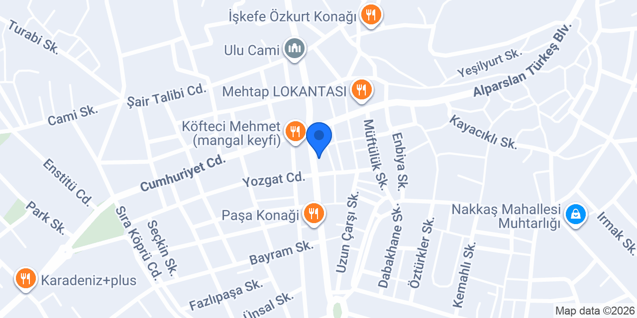 S.O.S Dürüm Zile konumu