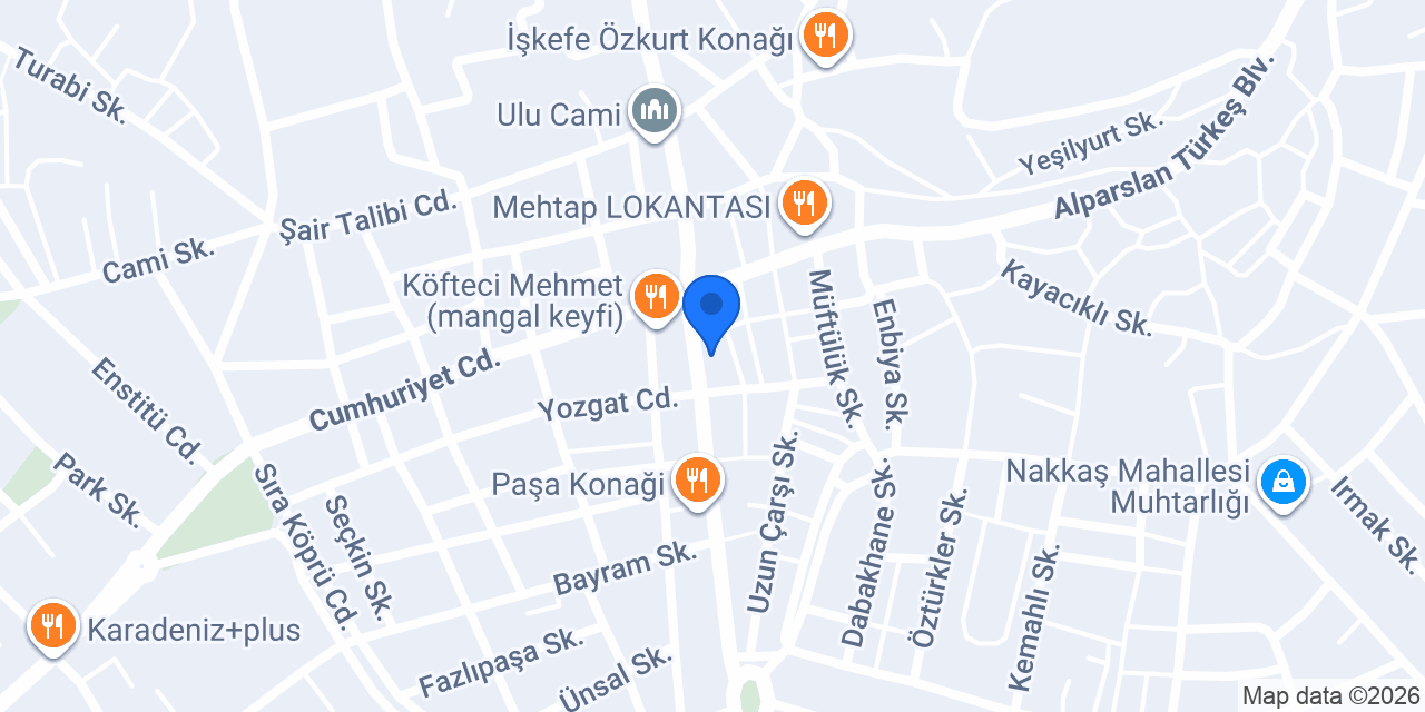 Güven Emlak Zile konumu