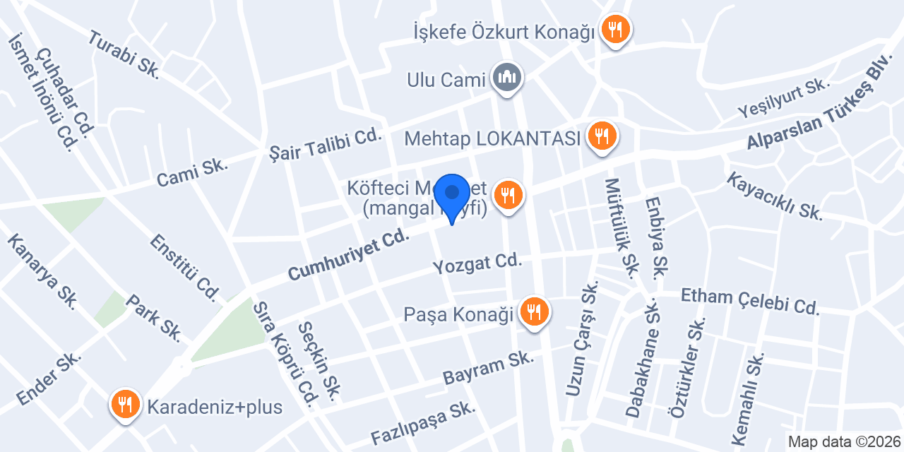 kayalar mobilya zile konumu