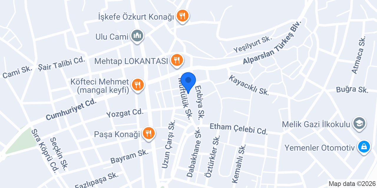 Ayvet Veterinerlik konumu