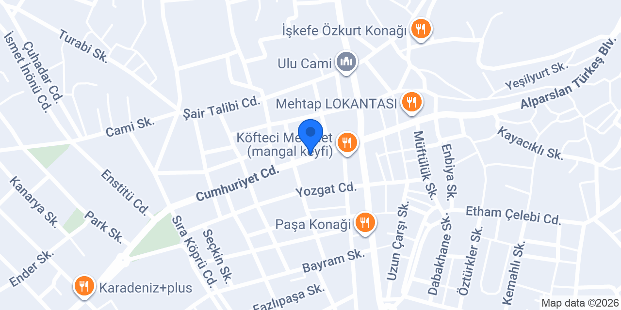 Zile Çözüm Kurs Merkezi konumu