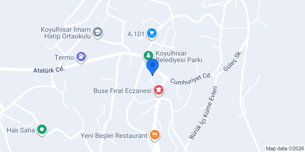 Özgür Turizm konumu