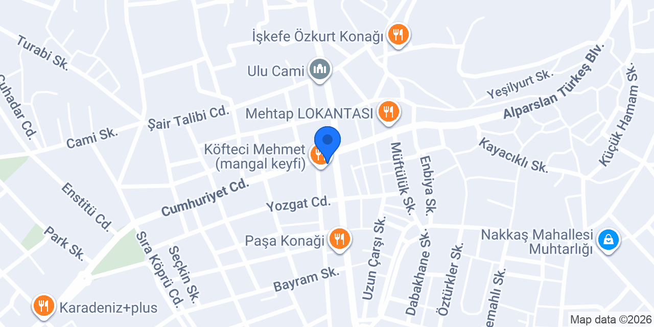 DenizBank Zile Şubesi konumu
