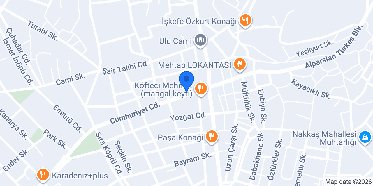 Tavpa Dürüm Konağı konumu