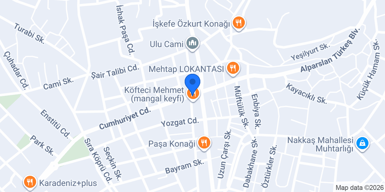 Kumluca Döner Fastfood konumu