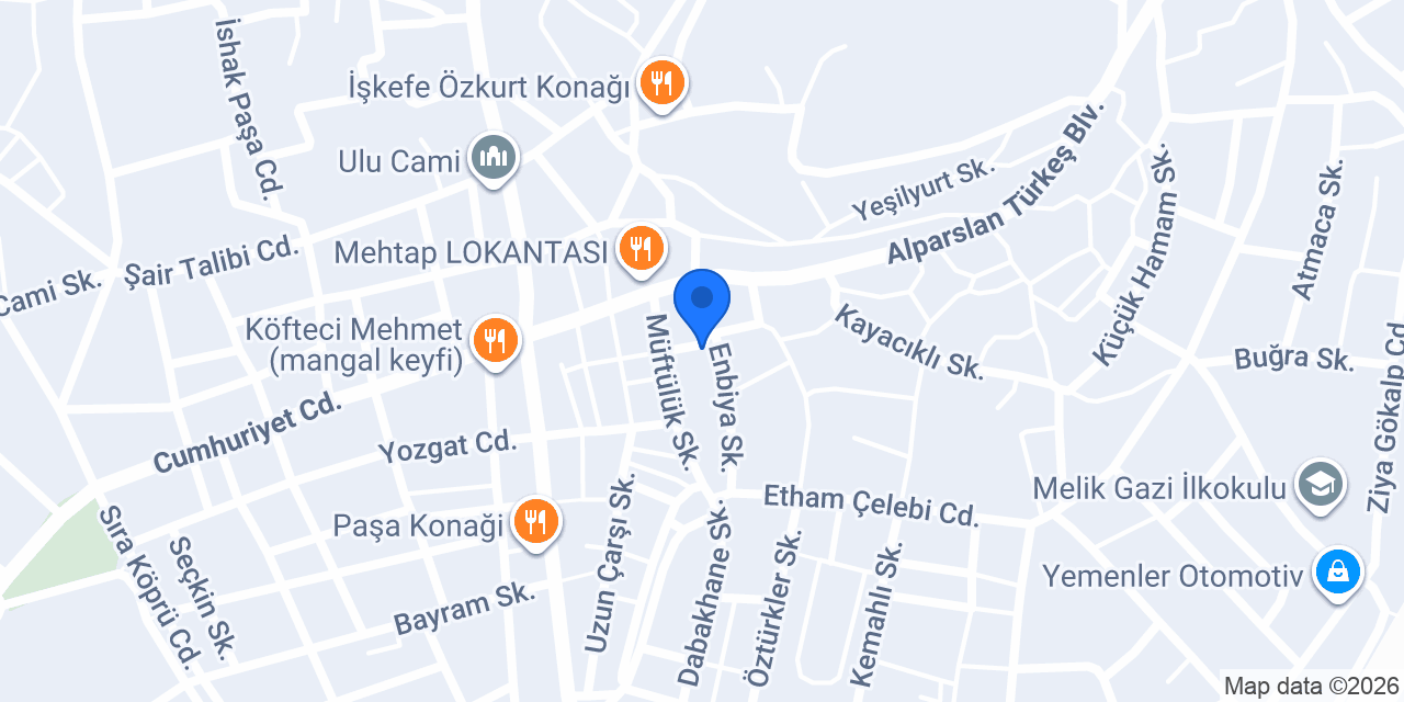 ayyıldız turizm zile konumu