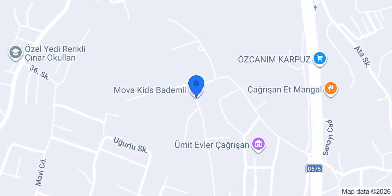 Mova Kids Bademli konumu
