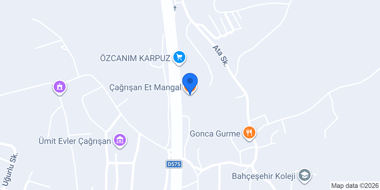 Çağrışan Et Mangal konumu